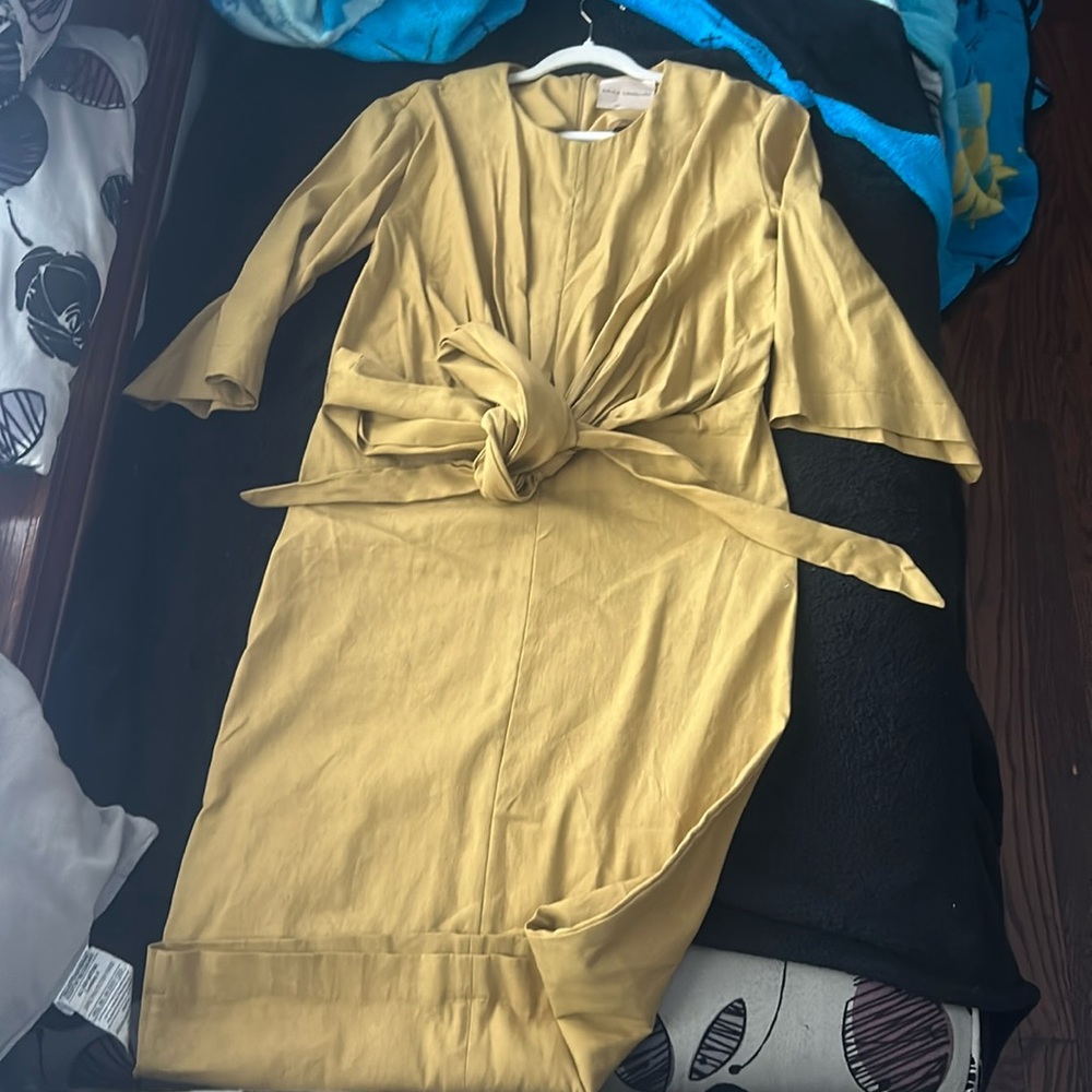 Erika Catalina yellow dress